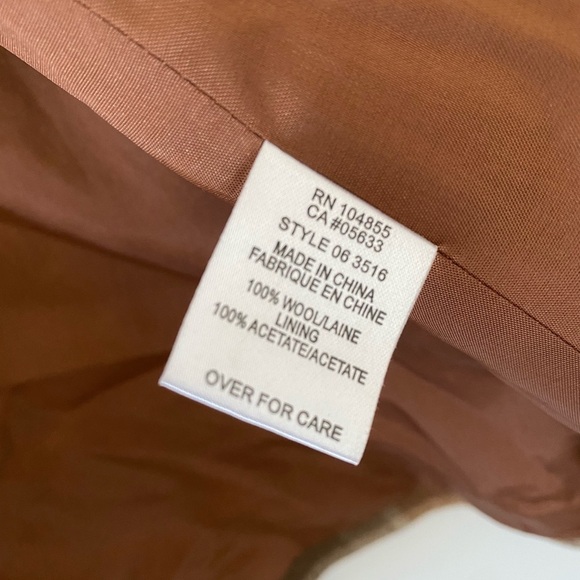 Vintage Wool Lined Plaid Tartan Brown Button Shacket - Picture 6 of 13